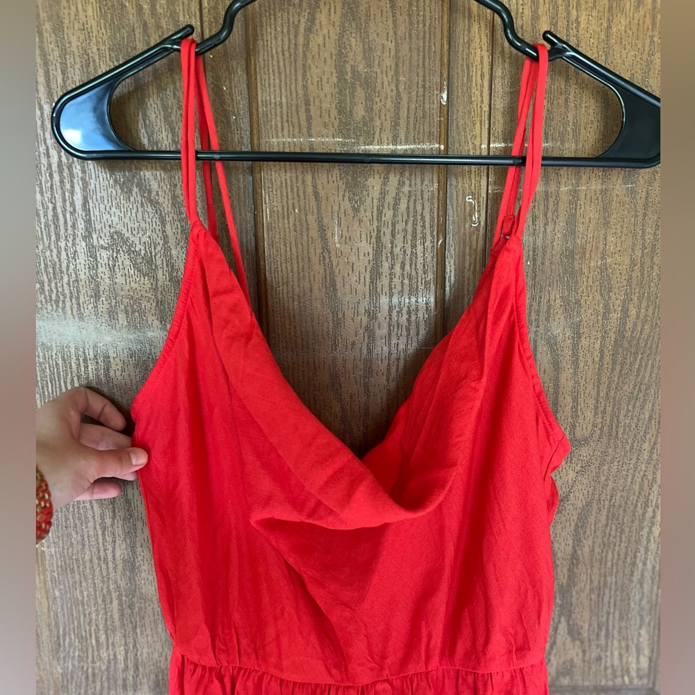 Red jumpsuit - Picture 2 of 6